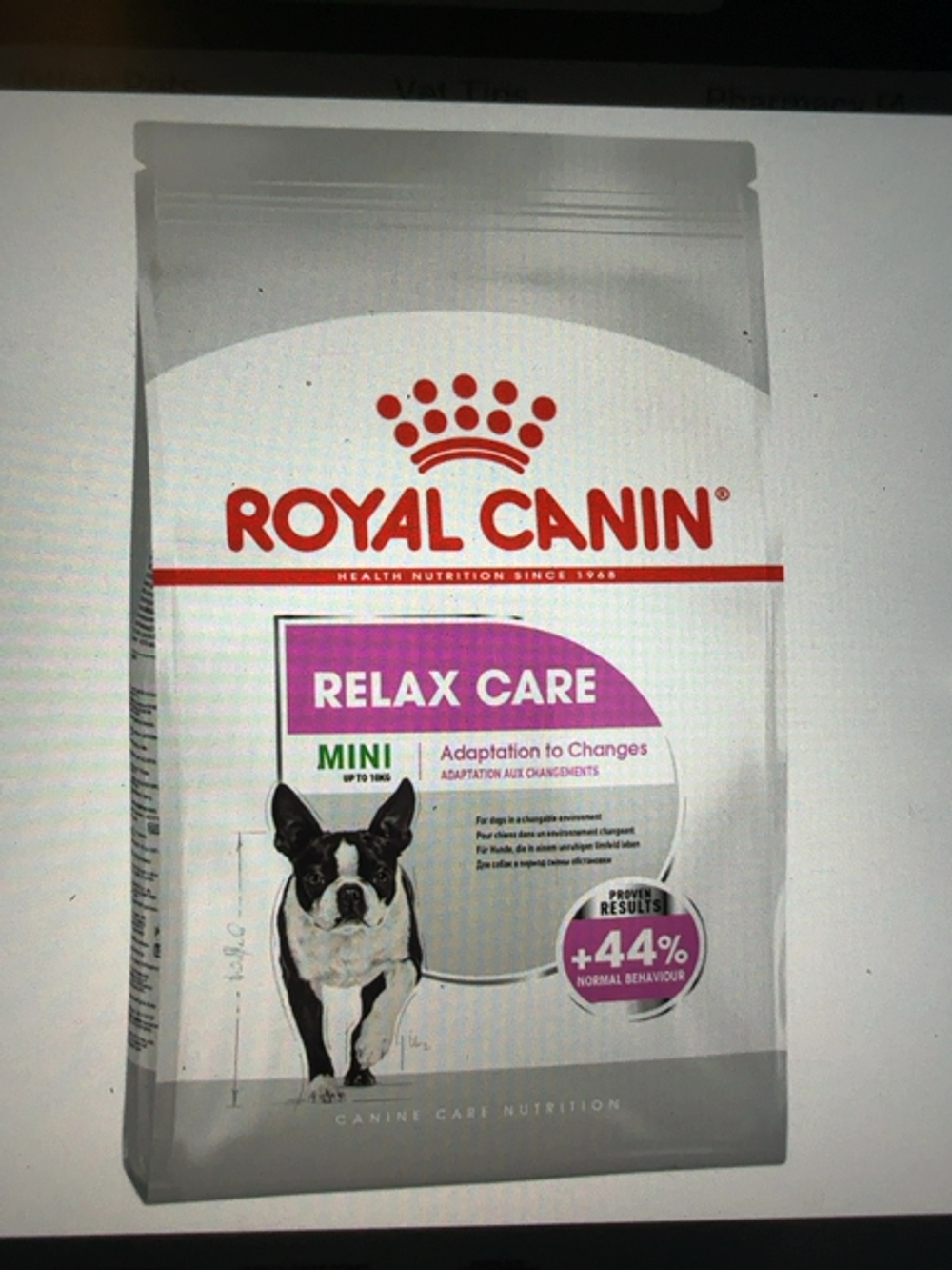 ROYAL CANIN DOG 3KG MINI RELAX CARE