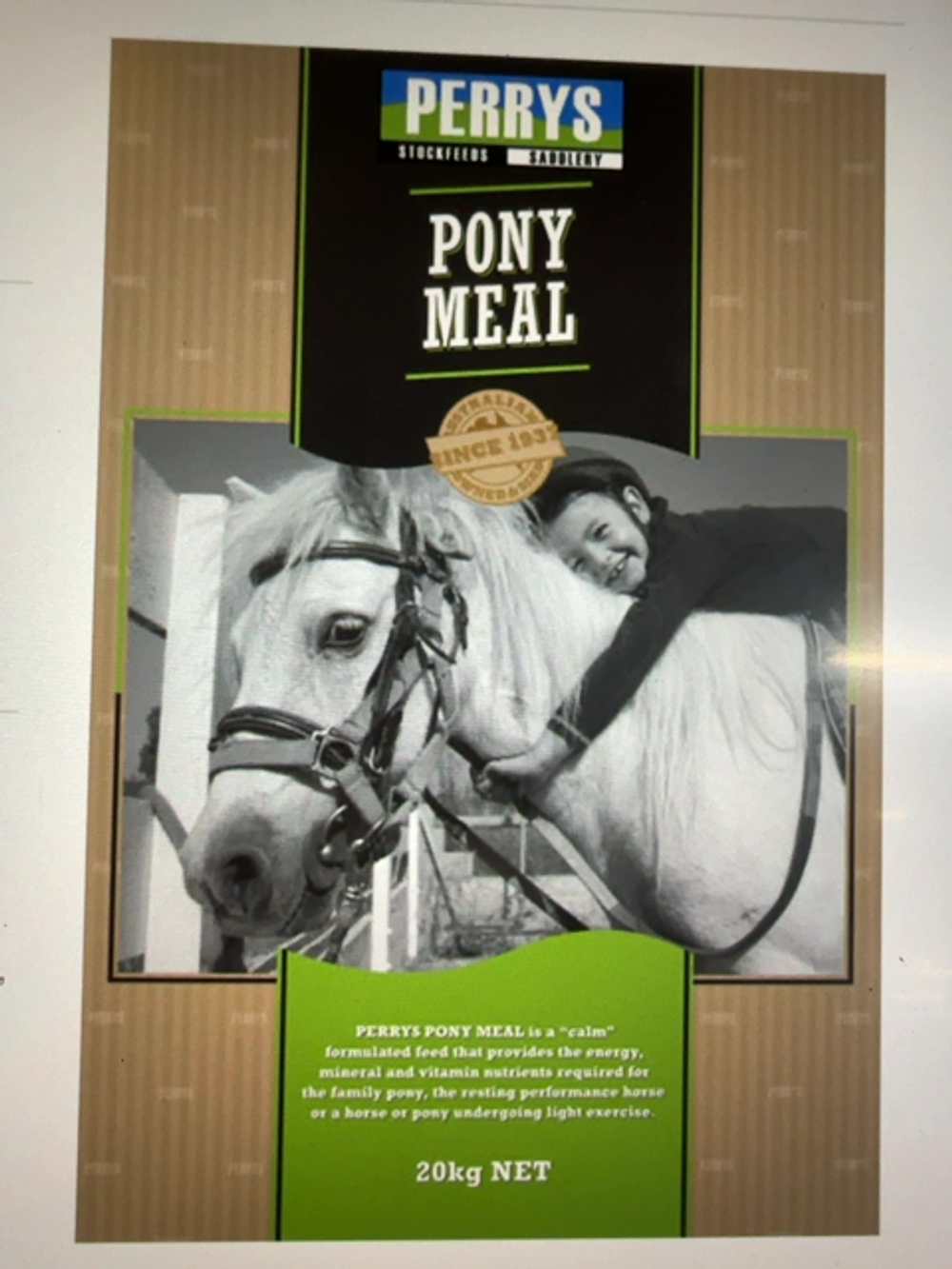 PERRY'S PONY MEAL 20KG