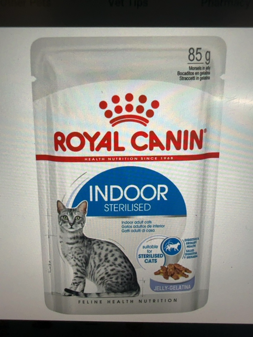 ROYAL CANIN CAT WET INDOOR POUCH 85G