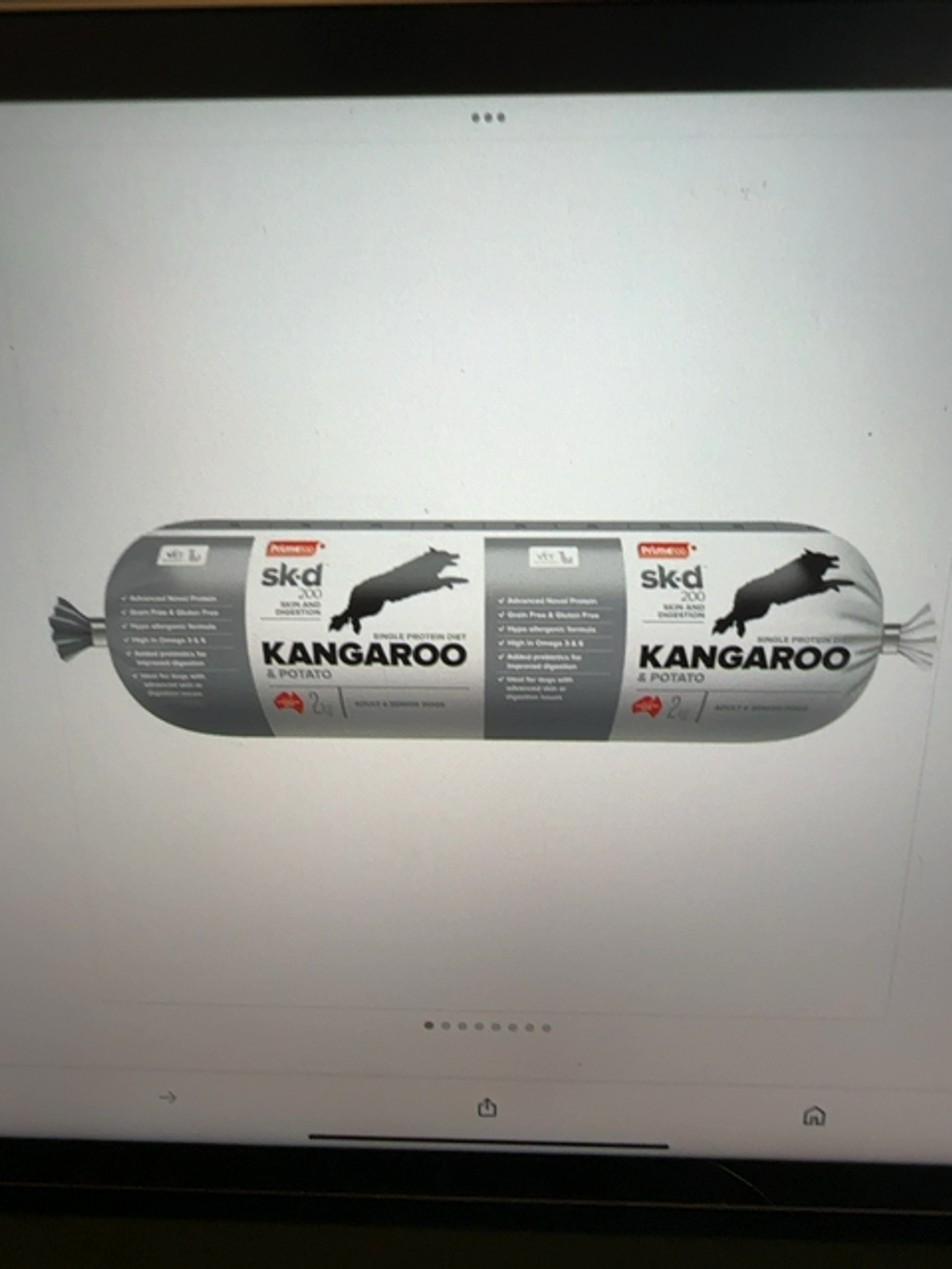 PRIME100 SPD KANGAROO & POTATO 2KG