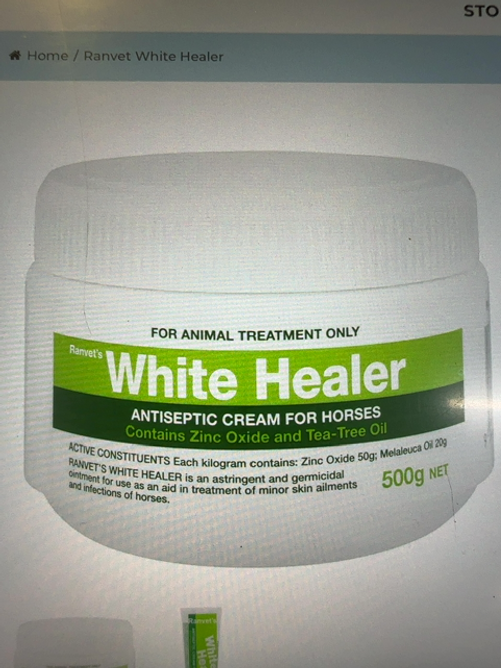 RANVET WHITE HEALER 500GM