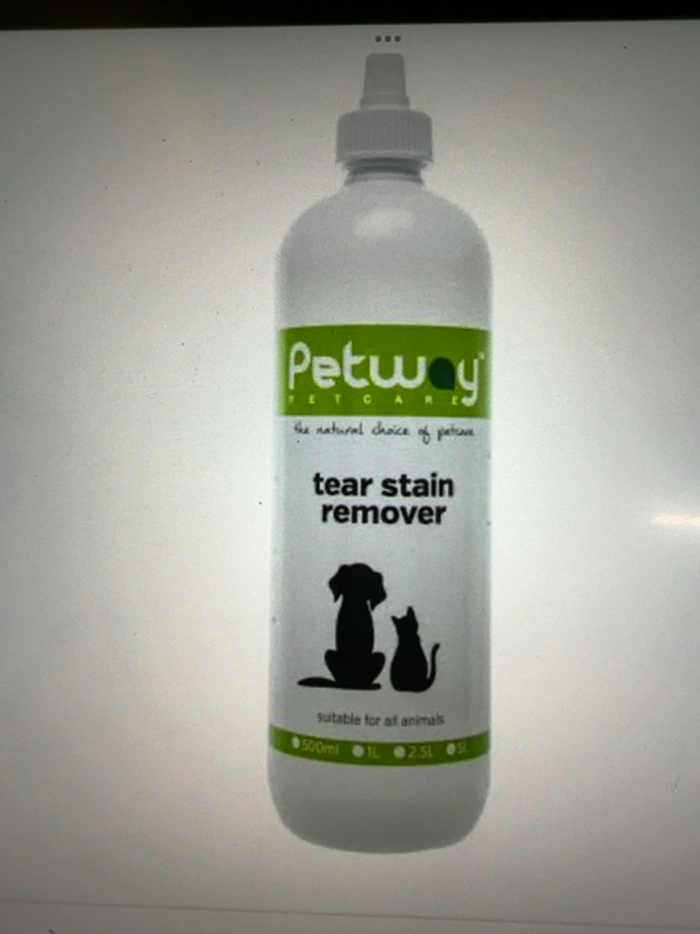 PETWAY TEAR STAIN REMOVER..125ML