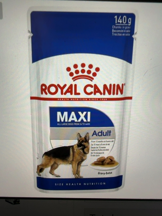 ROYAL CANIN DOG WET 140GM MAXI BOX/10 
