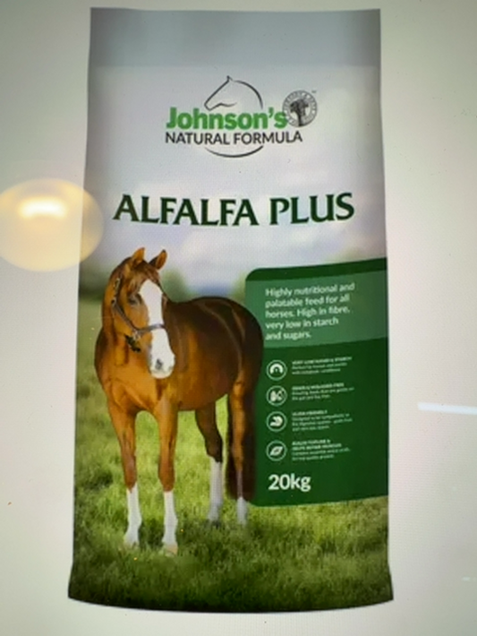 JOHNSONS ALFALFA PLUS 20KG 