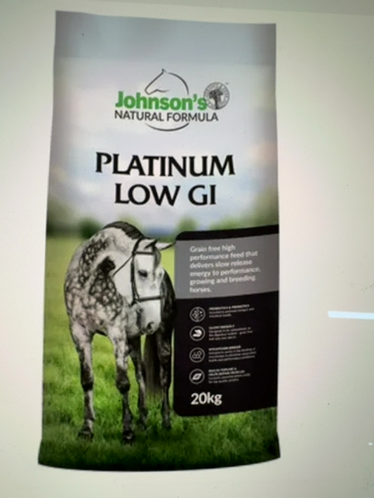 JOHNSONS PLATINUM LO GI PELLETS 20KG 