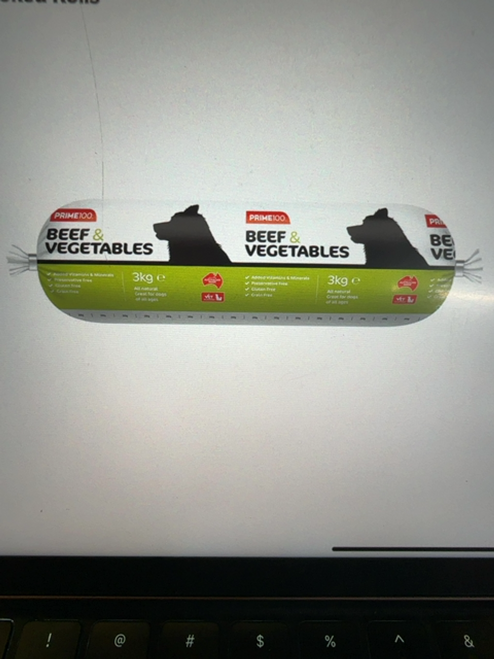 PRIME100 BEEF & VEG [SZ:3KG] 