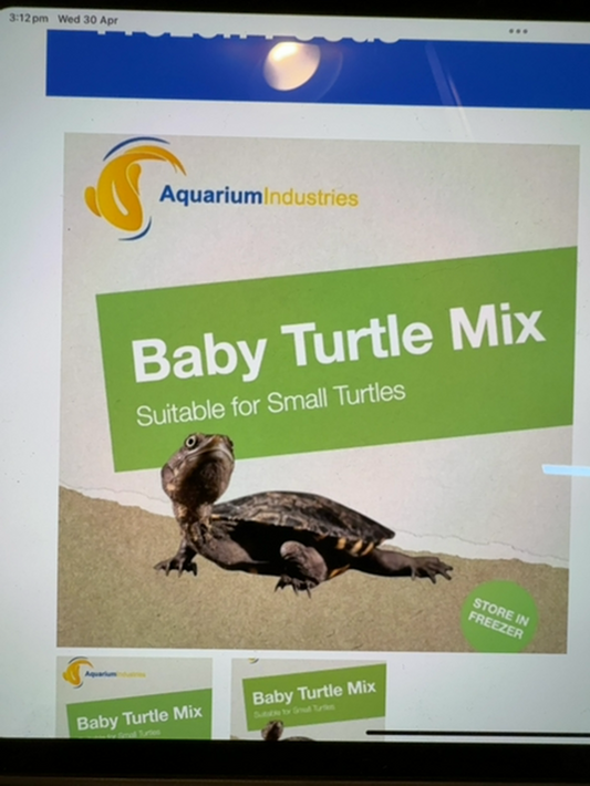AI FROZEN BABY TURTLE FOOD 100GM